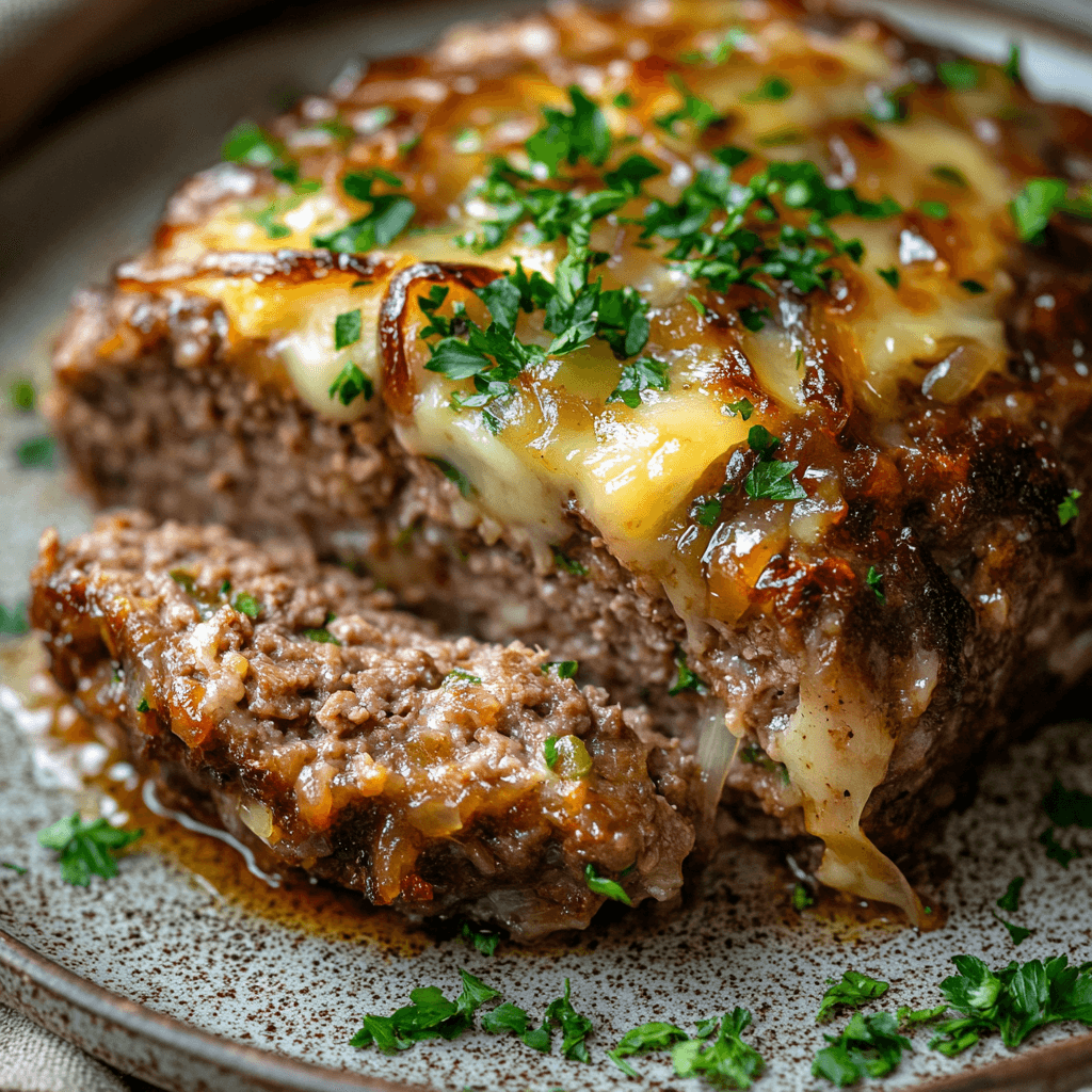 French Onion Meatloaf: A Comfort Food Classic with a Savory Twist