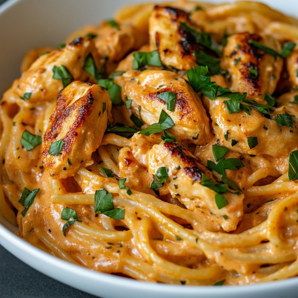 Marry Me Chicken Pasta Recipe with Creamy Parmesan Sauce