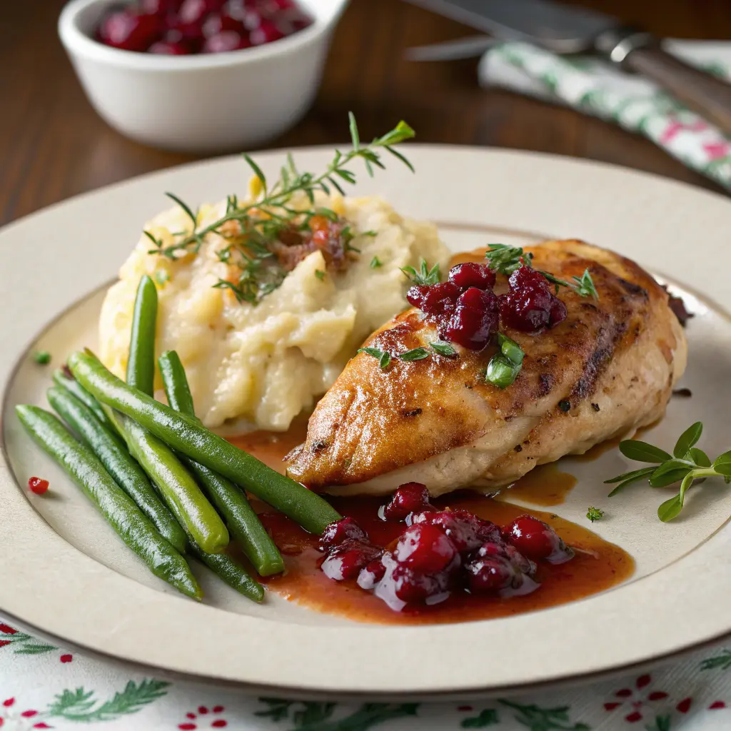 chicken-dressing-recipe-served Chicken and dressing recipe served meal